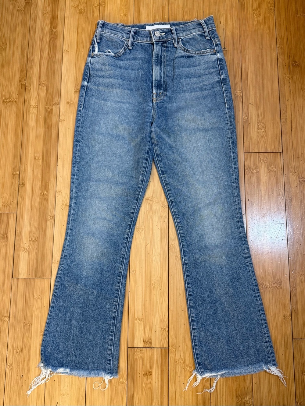 MOTHER SUPERIOR The Hustler Ankle Fray Jeans Size 25 - Picture 2 of 16